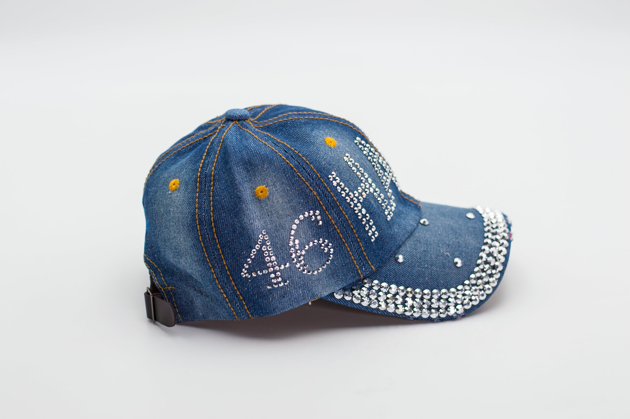 HOPE 46, Denim Logo Baseball Cap | Haha46