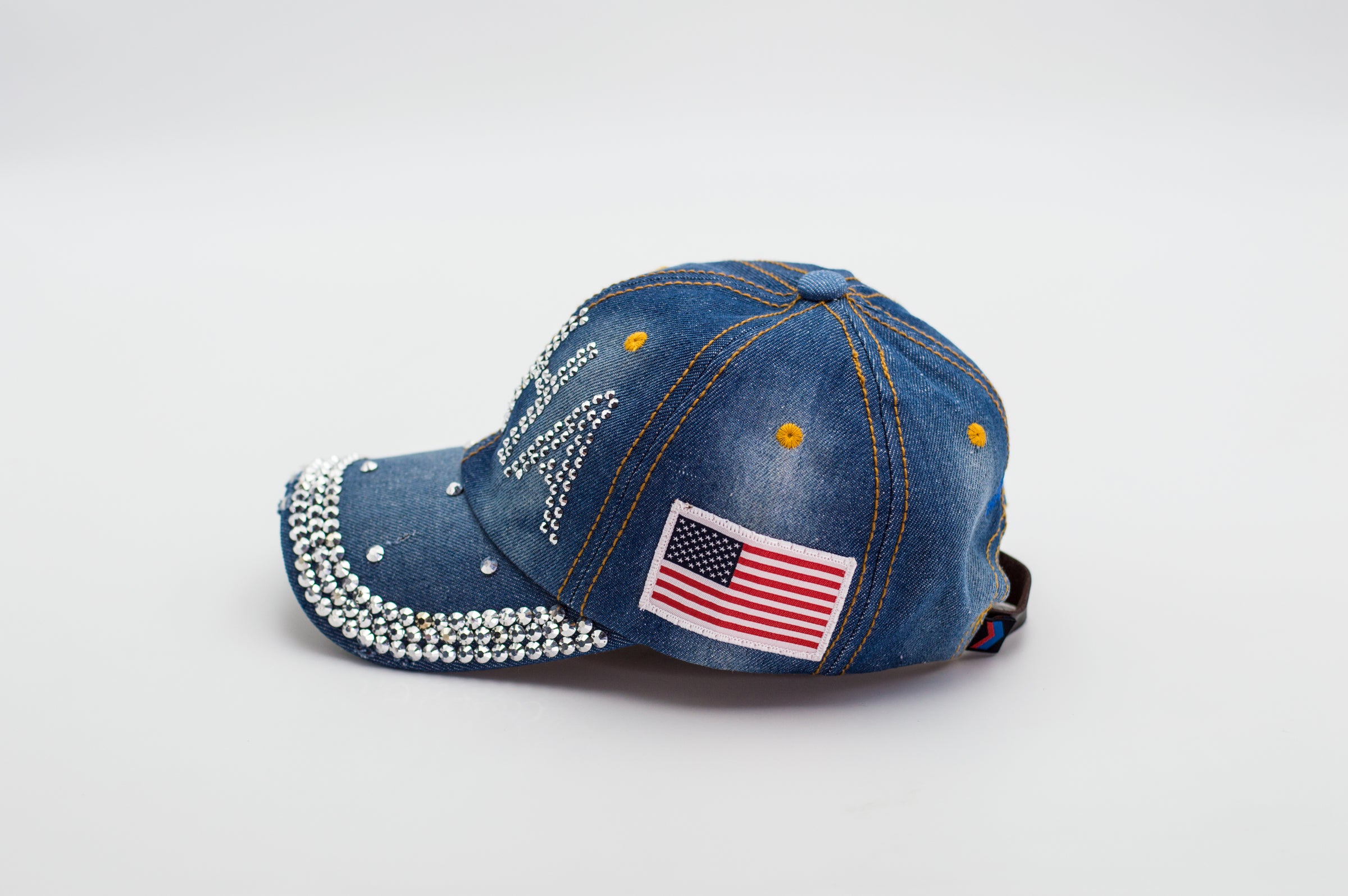 HOPE 46, Denim Logo Baseball Cap | Haha46