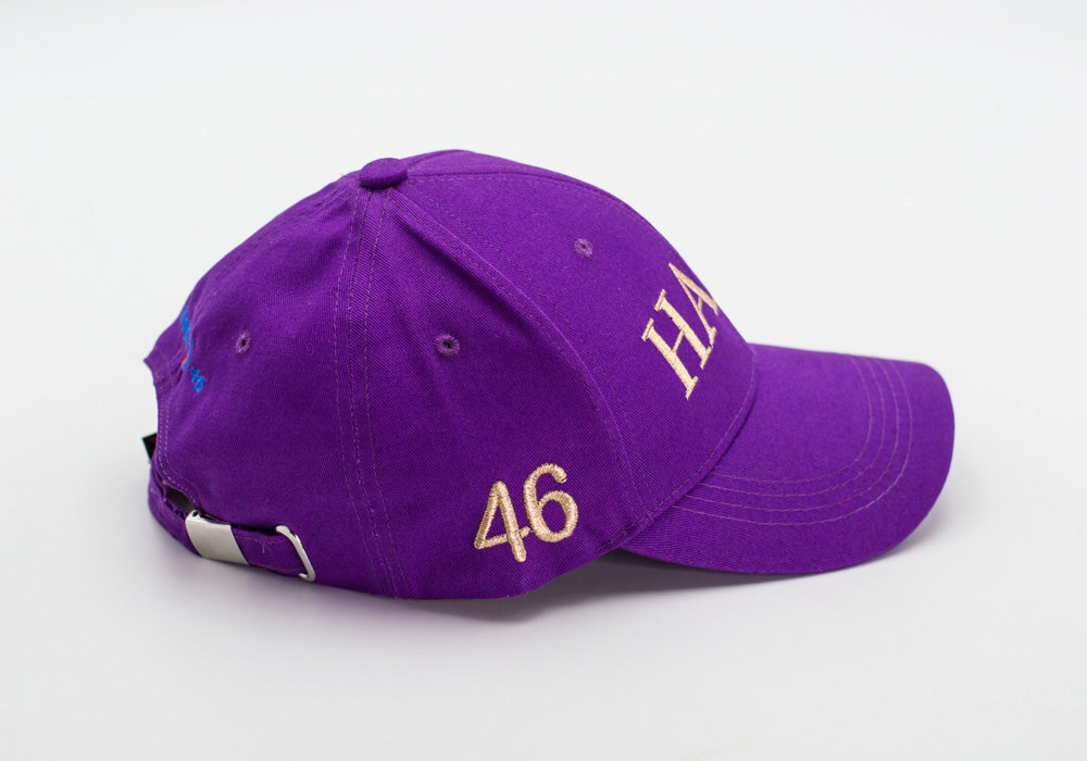 HAHA 46, Purple Logo Baseball Cap