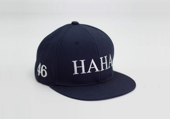 HAHA 46, Navy Logo Baseball Cap