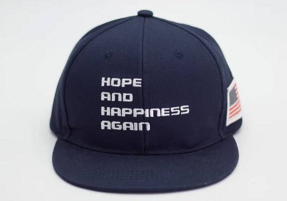 HOPE 46, Navy Slogan Baseball Cap